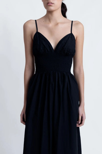 VESTIDO MIDI BORDADO